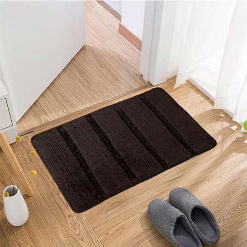 Image of Kuber Industries Door Mat | Door Entrance Mat | Entry Doormat | Floor Door Mat | Office Entrance Door Mat | Door Mat for Bedroom | Fur Doormat | Pack of 2 | Multi