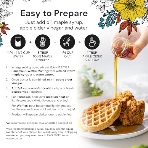 Image of eat G.A.N.G.S.T.E.R. Allergy-Friendly Vegan Pancake & Waffle Mix