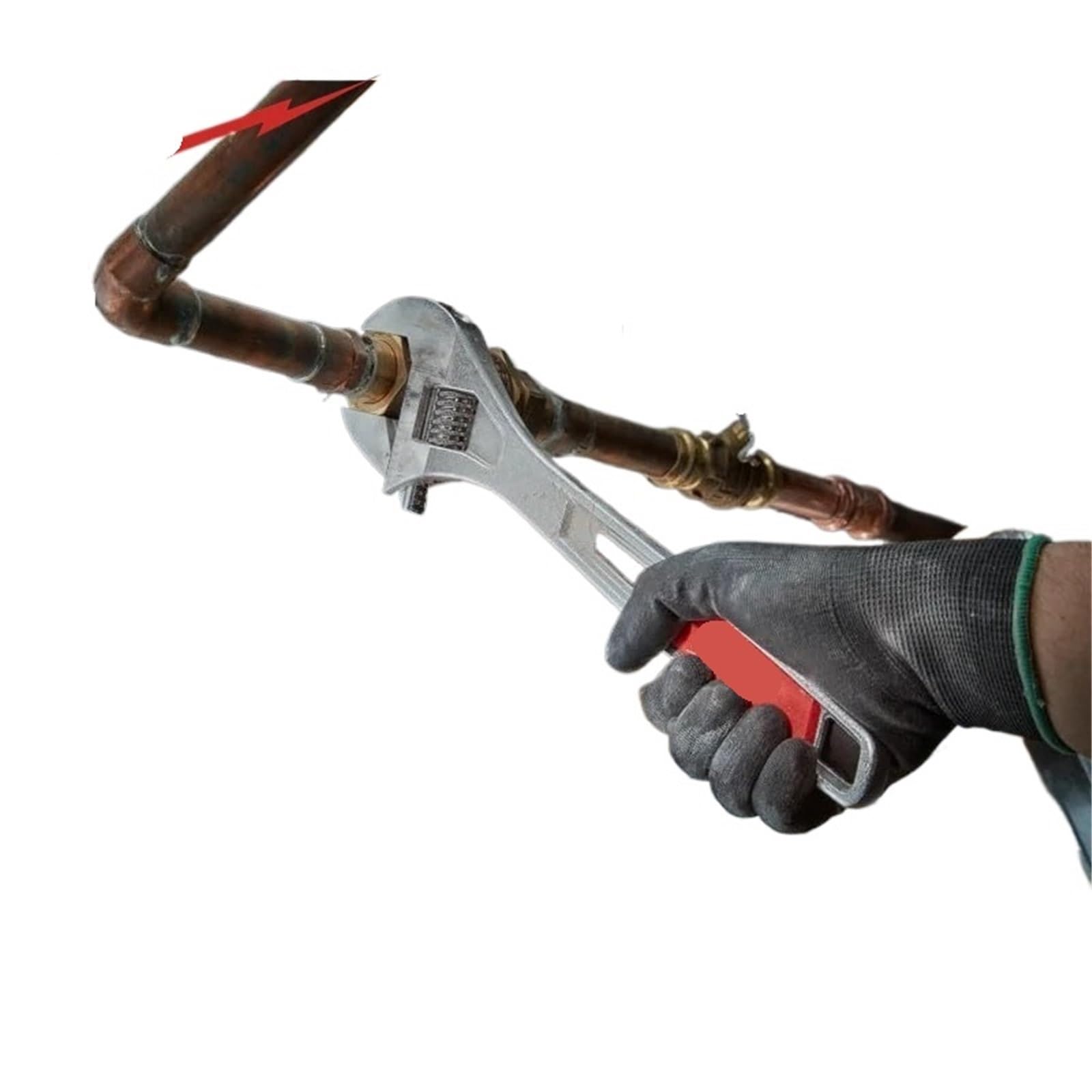 WNBFTTK Llave Inglesa Herramienta manual de mandíbulas paralelas con llave ajustable 12"
