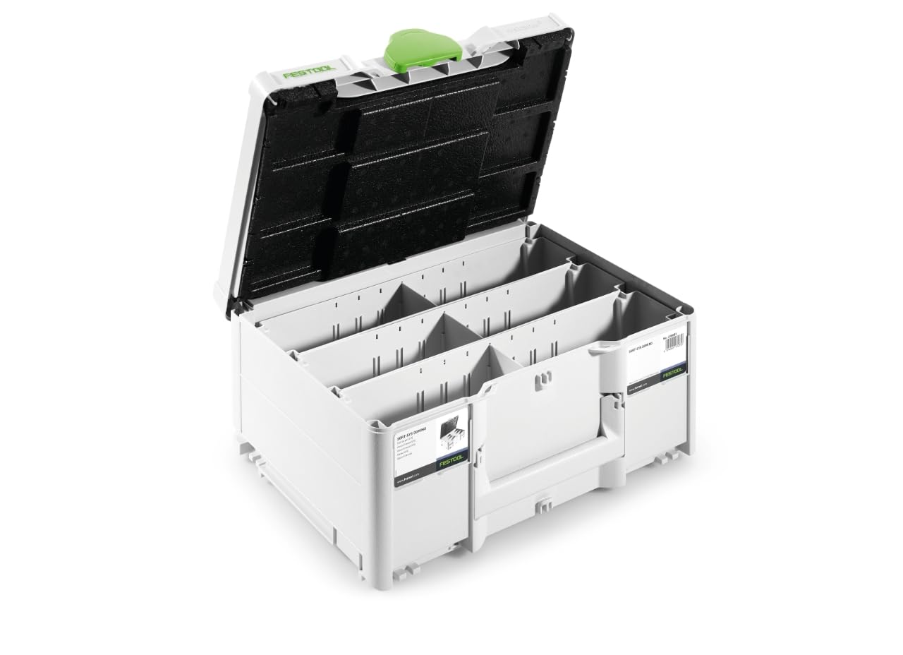 Festool Systainer³ SORT-SYS3 M 187 DOMINO, Grey, 576793
