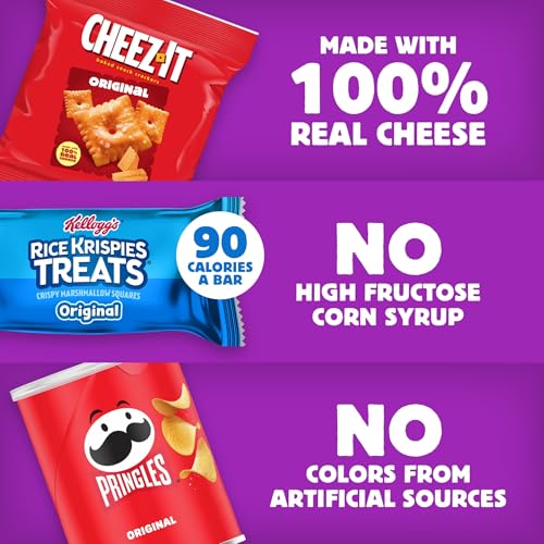 Kellogg's Snacks Mega Variety Pack, Lunch Snacks, 30.1oz Box, 30 Packs - image 4