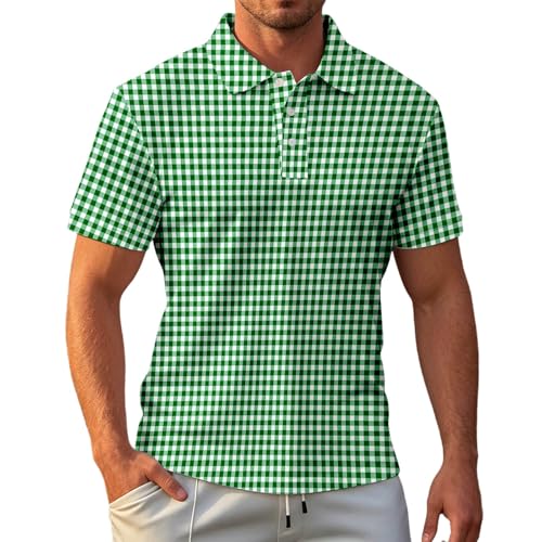 Generisch Camisa de Oktoberfest de estilo bávaro 2026 para ocasiones festivas, camiseta clásica ajustada para fiestas, verde, 3XL