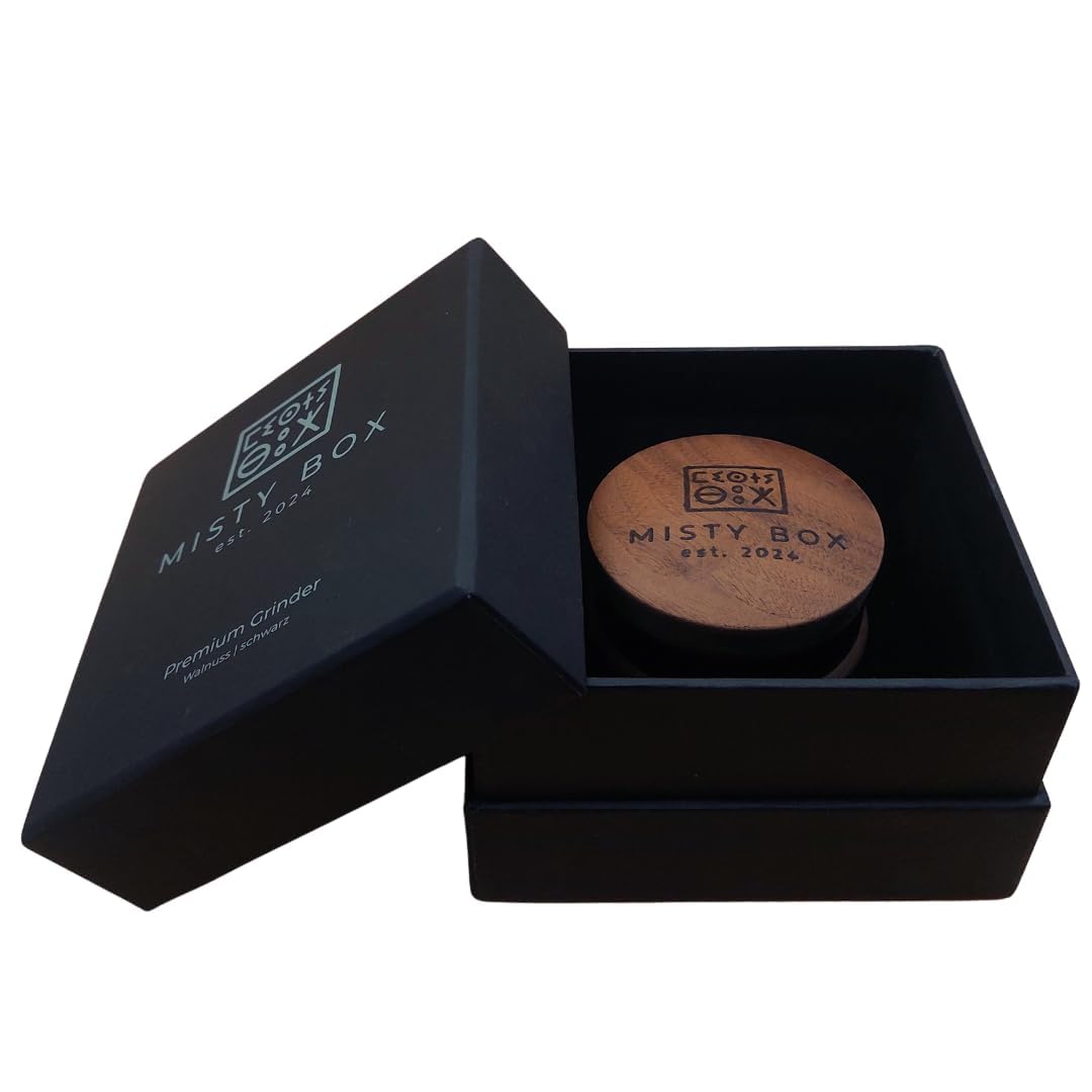 Premium Grinder, 4-teiliger Crusher aus edlem Holz | robuster und langlebiger 67mm Holzgrinder | ideal als Geschenk