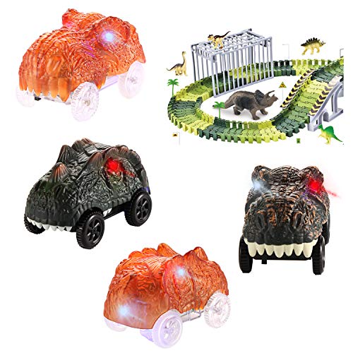 Voiture de remplacement circuit de course avec 3 phares LED clignotants - 4
