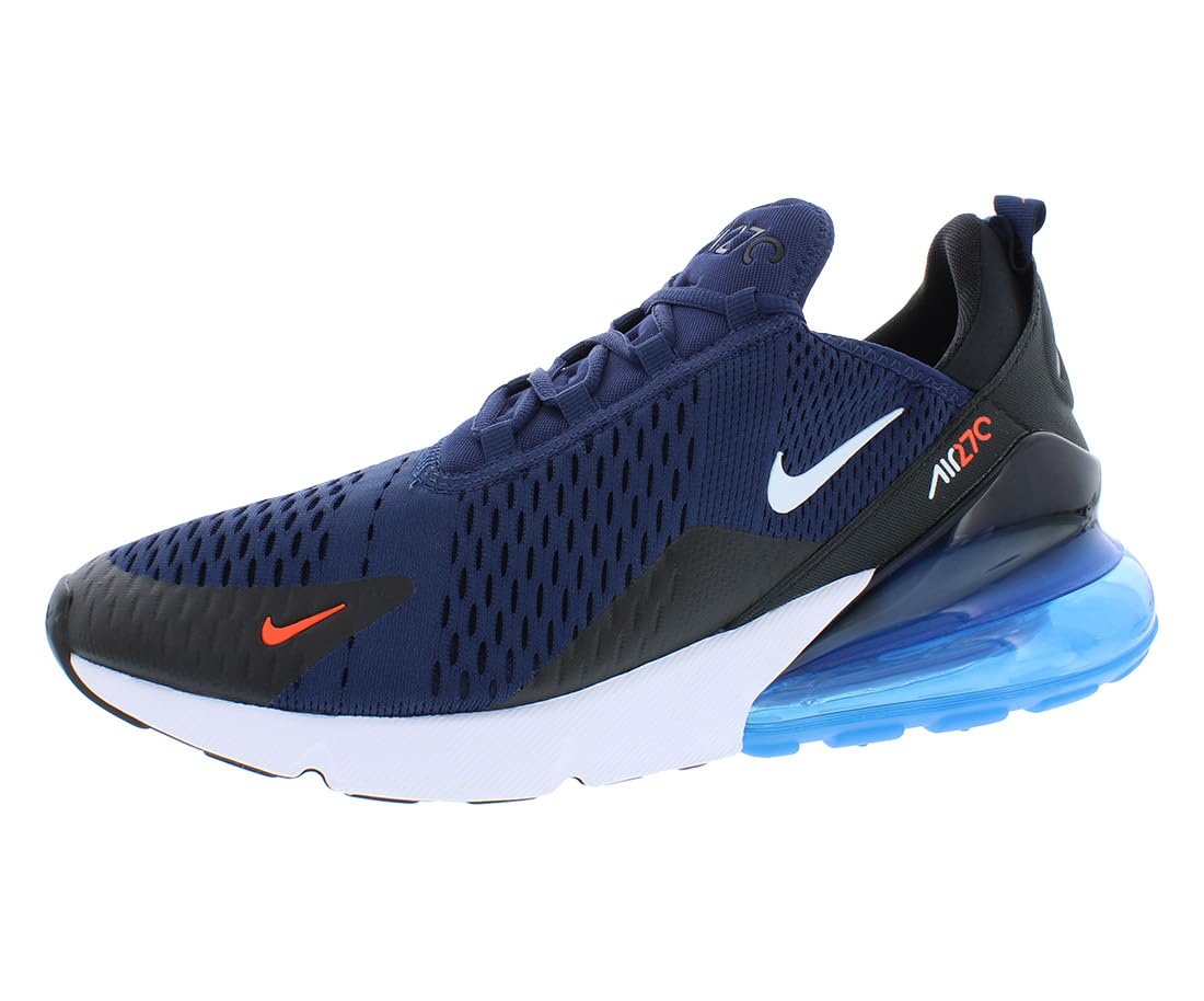 Nike Air Max 270 Herren-Sneaker, Midnight Navy/White, 48.5 EU