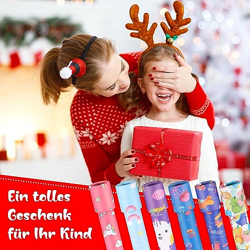 FANTESI 12 Stück Kaleidoskop Set Kaleidoskop Kinder Mitgebsel Mini Kaleidoskop Kinder Kaleidoskop Lernspielzeug für Jungen und Mädchen (Zufällige Farbe)(12 Pcs Zufällige Farbe)