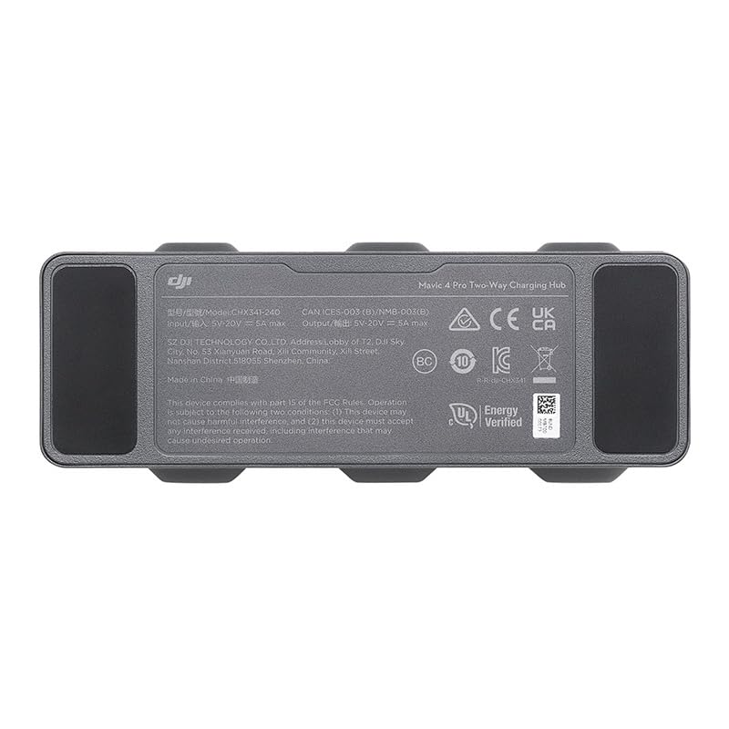 Station de Recharge parallèle DJI Mavic 4 Pro, Compatibilité: Batterie‎ de Vol Intelligente Mavic 4 Pro, Adaptateur Secteur 240 W, Adaptateur Secteur USB-C 100 W DJI.