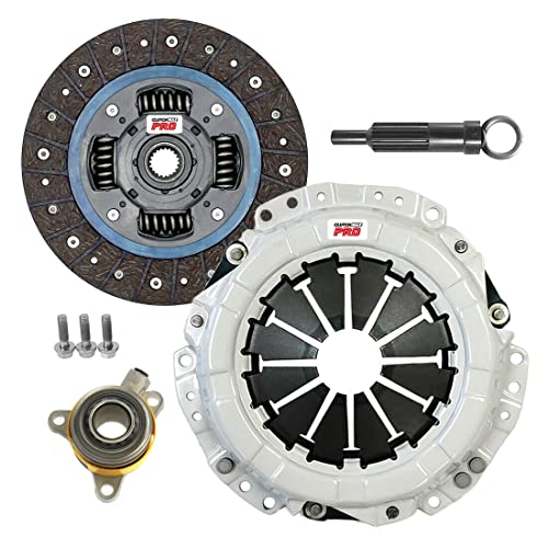 ClutchMaxPRO Performance Stage 2 Clutch Kit with Slave Cylinder Compatible with 2016 Scion iM 2014-2019 Toyota Corolla 2017-2018 Corolla iM 1.8L 2ZR-FAE 6-speed (CP16124HDWS-ST2)