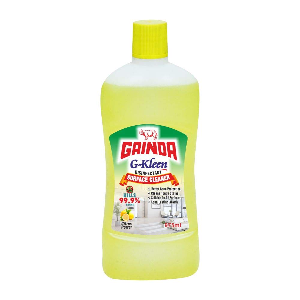 Gainda G-Kleen Disinfectant Surface Cleaner Multipurpose Floor Cleaner with Citrus Aroma 99.9% Germ Removal for Home, Toilets, Hospitals Offices & Commercial Use -975 ml (B08J8DS26X) Amazon Price History, Amazon Price Tracker