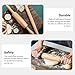 HOLIDYOYO Baking Rolling Pin Ergonomic Roller for Bread Pastry and Pizza Design Easy to Clean Kitchen Tool for All Types