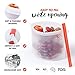 HOMELUX THEORY Reusable Freezer Bags, 4Pcs Reusable Ziploc Bags Silicone Airtight & Leakproof, Food Grade Reusable Silicone Food Storage Bags, Silicone Snack Bags for Travel, Picnic & Camping (2L, 2M)