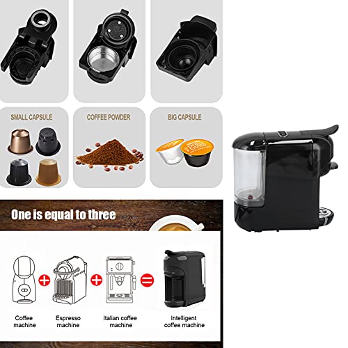 Kapsel-Kaffeemaschine, Tragbare Kaffeemaschine Einzelportions-Kapsel-Kaffeemaschine mit intelligentem Schutz, für Home… – Bild 5