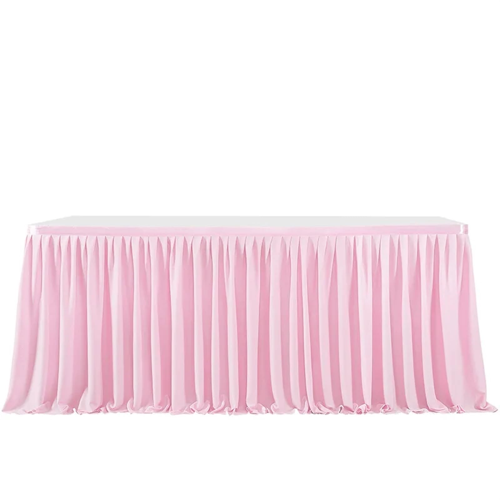 Tischrock Party-Tischröcke, Tüll-Tischdecke, Hochzeit, Party, Tutu, Tüll-Tischrock, 1,8 m, for Babyparty, Hochzeit, Geburtstag, Dekorationen(Pink,9FT 78x275cm)