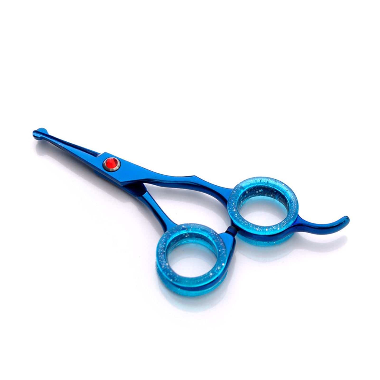 Punta Arrotondata Professionale Pet Straight Micro Piccolo Cane Strisso Piccolo Cane Grooming Capelli Clip (Color : Purple)