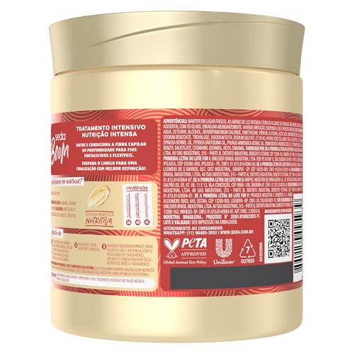 Máscara de Tratamento Seda Boom Nutrição Intensa 500 g