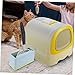 DECHOUS 2Pcs Cat Litter Scoop Holder Convenient Plastic Stand for Litter Scooper Durable Storage for Cat Waste Keeps Floors and Organized