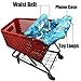 Love&go Twin Double Shopping Cart Cover for Baby Siblings With Carrying Case. Fit Wholesale Warehouse Grocery Stores Like Costco Sams Club (Blue Sea World)