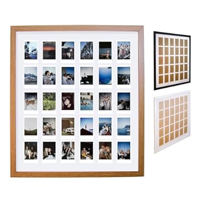 Tapeera Marcos de fotos de madera para decoración de pared, compatible con película Polaroid Fujifilm Instax Mini, collage de múltiples marcos de fotos para pared, fotos universitarias, fotos | Ya disponible en tu tienda friki favorita! En mundofriki.es!
