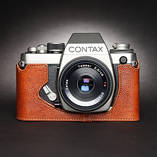 本革カメラケース CONTAX コンタックス S2用 Amazon.co.jp: 手作り本革ハーフケース用S2 Contax S2 カメラ