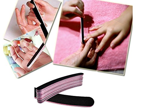 Caolator - 10 x Lime da unghie a forma di banana