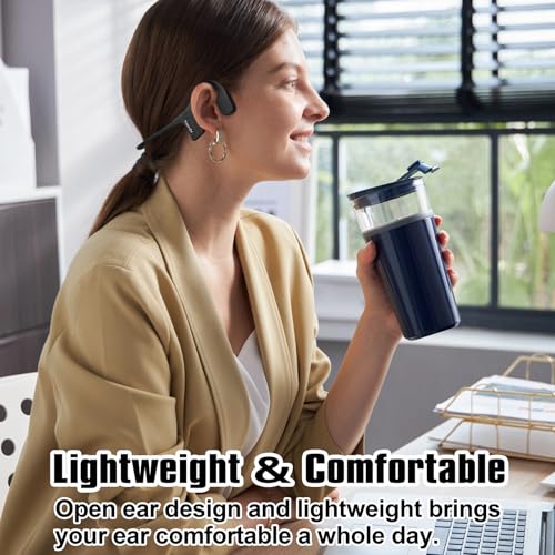 Casque sans fil étanche IP68 à conduction osseuse Bluetooth 5.3 avec MP3 32Go