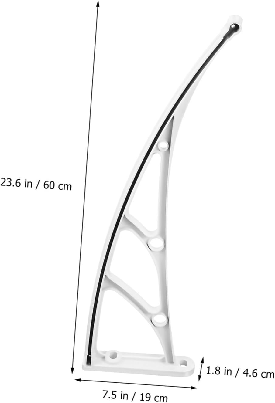 Kisangel Heavy Duty Awning Bracket for Outdoor Use Weather Protection Canopy Bracket for Doors Friendly Setup Chic Design for Patios Gardens and Balconies