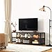 VASAGLE TV Stand, Bench, Console for up to 60 Inch Televisions, Coffee Table, Rustic Brown ULTV50BX