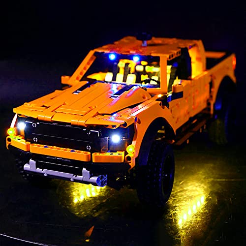 Fernbedienung LED Beleuchtung Licht-Set für Lego 42126 Technic Ford F-150 Raptor Pick-Up-Truck Modell, Kompatibel Mit… – Bild 3