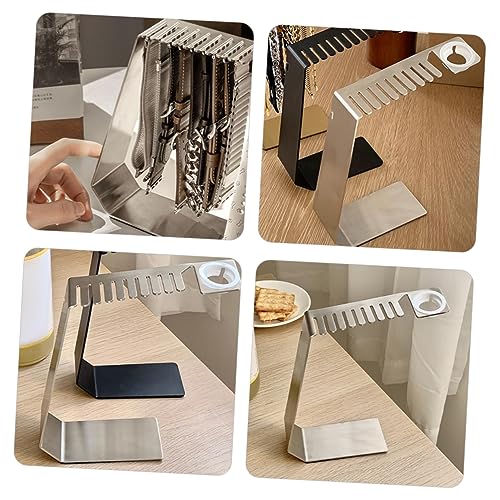 Support de chargeur en métal argenté pour montre connectée avec base stable - 7