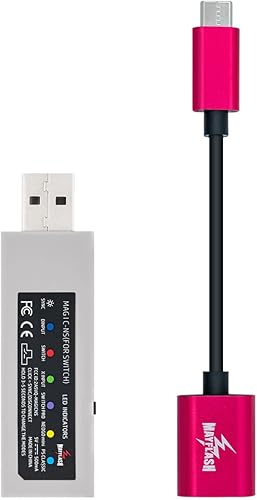 Miniatura 9 de Mcbazel Mayflash Magic-NS inalámbrico PS5 PS4 PS3 Switch Pro Controller Fighting Stick Adapter para Nintendo Switch PC, NeoGeo Mini con USB a tipo C