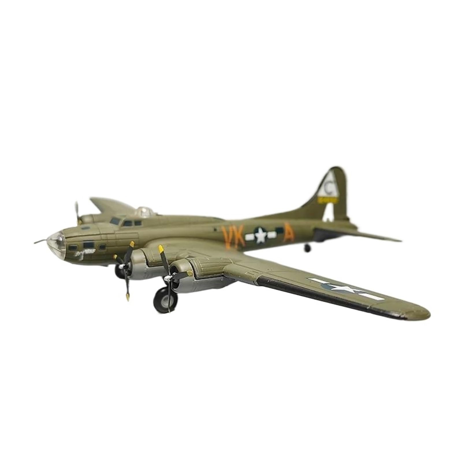 Avión de combate B17F miniatura de metal para decorar despachos y vitrinas 8
