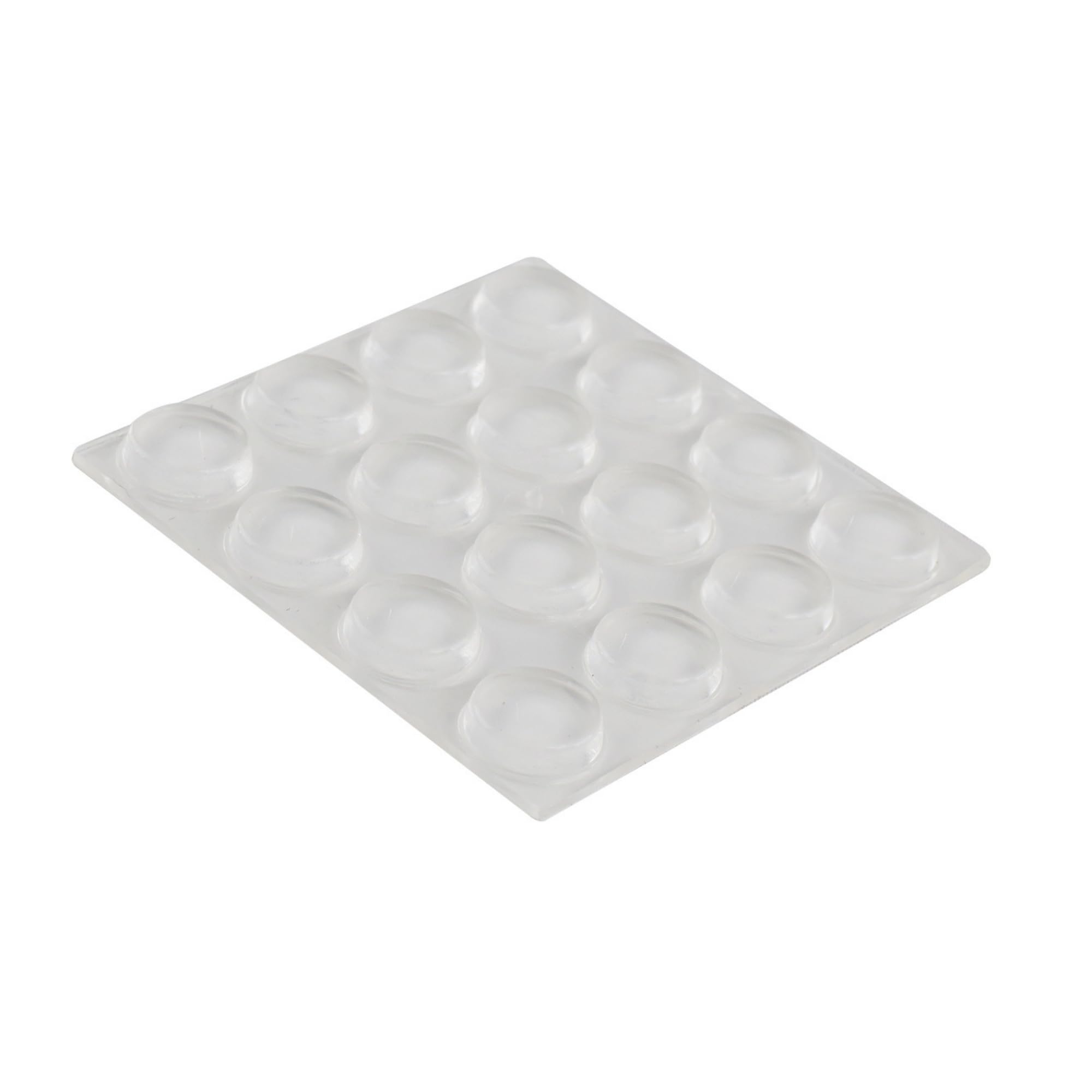 Felt Gard Clear 16Pcs Small 13Mm Soft Close Dampers, Cupboard Door Stoppers, Self-Adhesive Sticky Rubber Feet Round Bumper Pads, Noise Reducer For Wall And Wooden Floor