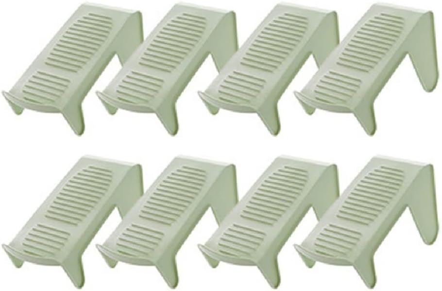 Shoe Holder,8pcs Storage Shoe Rack Bedroom Space-Saving Home Dormitory Artifact Storage Shoe Space Saving, Non-Slip (Color : C) (B)