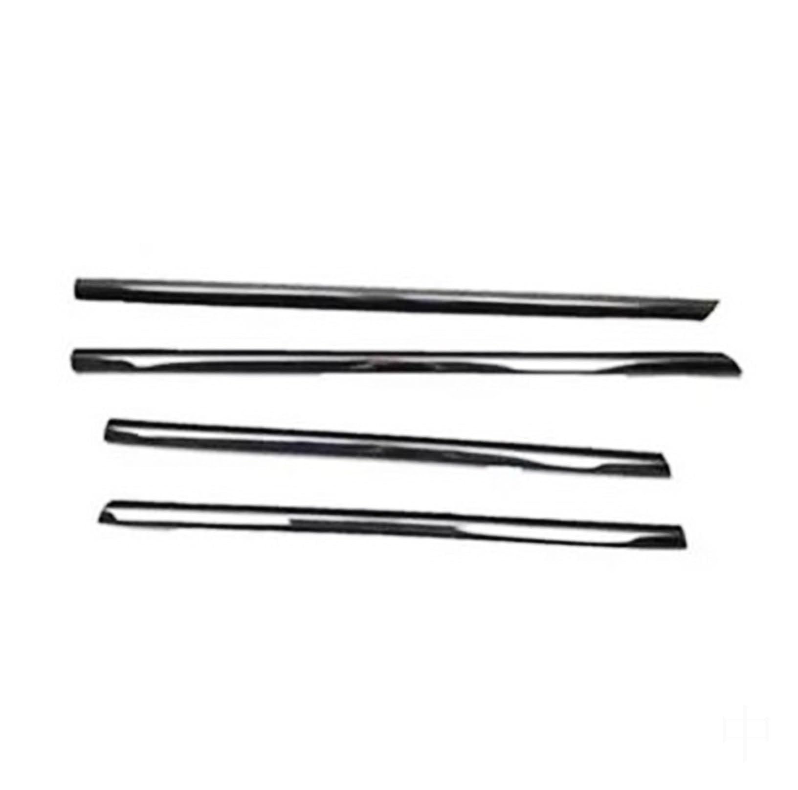 Gtdtkganak One Color Door Window Weatherstrip For Nissan For X-Trail T30 2001-2006 4Pcs Black Outside Window Rubber Seal Strip (Oe# 80821-8H300)