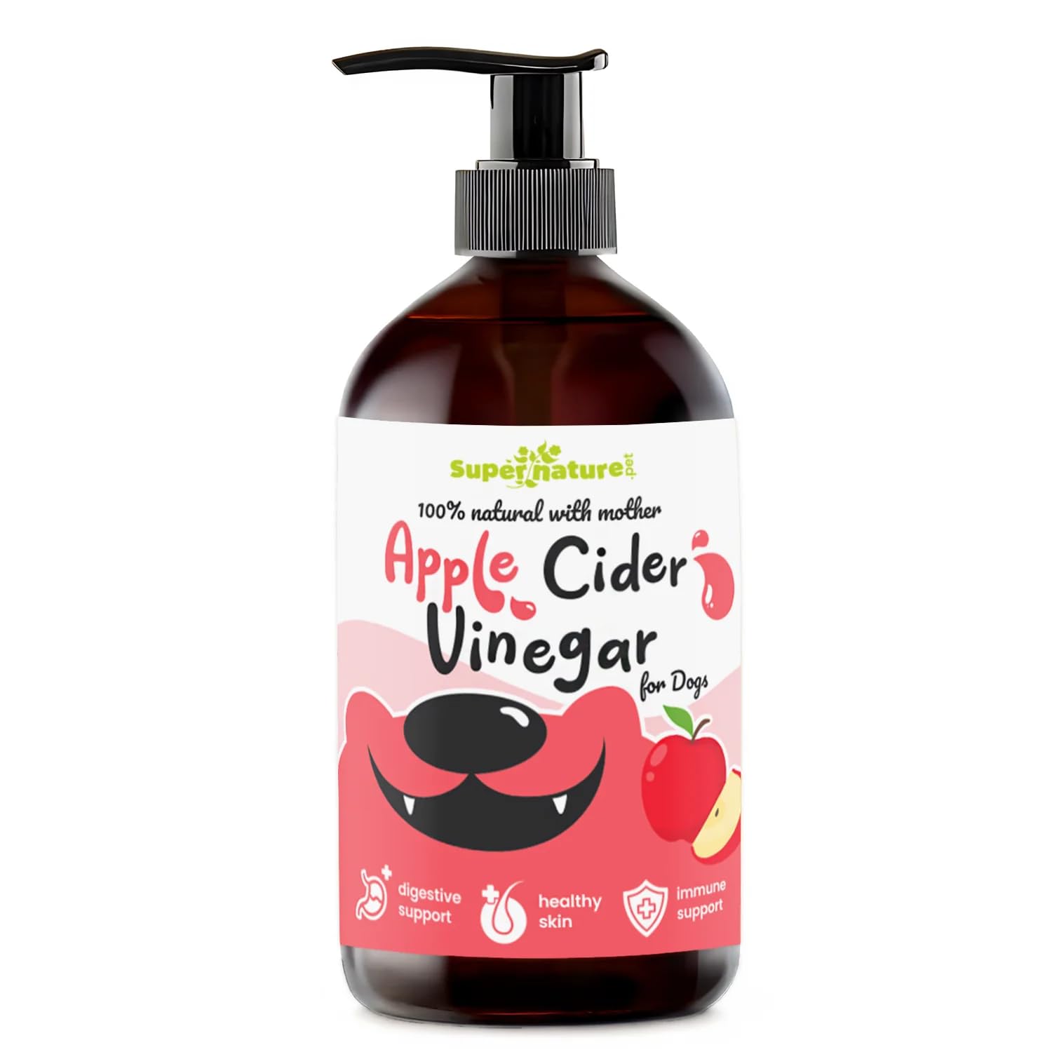 Supernature Apple Cider Vinegar for Dogs, 500 ml