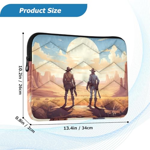 Funda para laptop 13-14 pulgadas impermeable con diseño vaquero miniatura 3