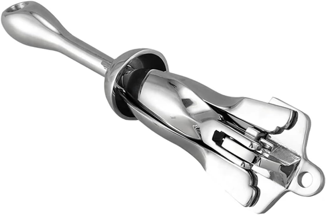 1.5 KG/0.7KG 316 Stainless Steel Boat Folding Grapnel Anchor Docking Hardware For Yacht(302x135x54mm)