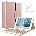 Produktbild KVAGO Tastatur Hülle für iPad Air (3th Gen) 2019 & iPad pro 10.5 2017, mit 7 Farbe Hintergrundbeleuchtung QWERTZ Bluetooth Tastatur, Auto Schlaf/Aufwach für iPad Air 3 & ipad Pro 10.5, Rosegold