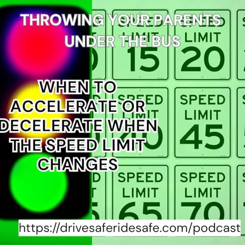 When to Accelerate or DeCelerate When the Speed Limit Changes