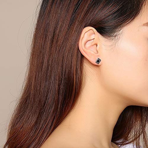 Stainless Steel Ace Spade Gambling Casino Biker Cockail Party Stud Earrings2