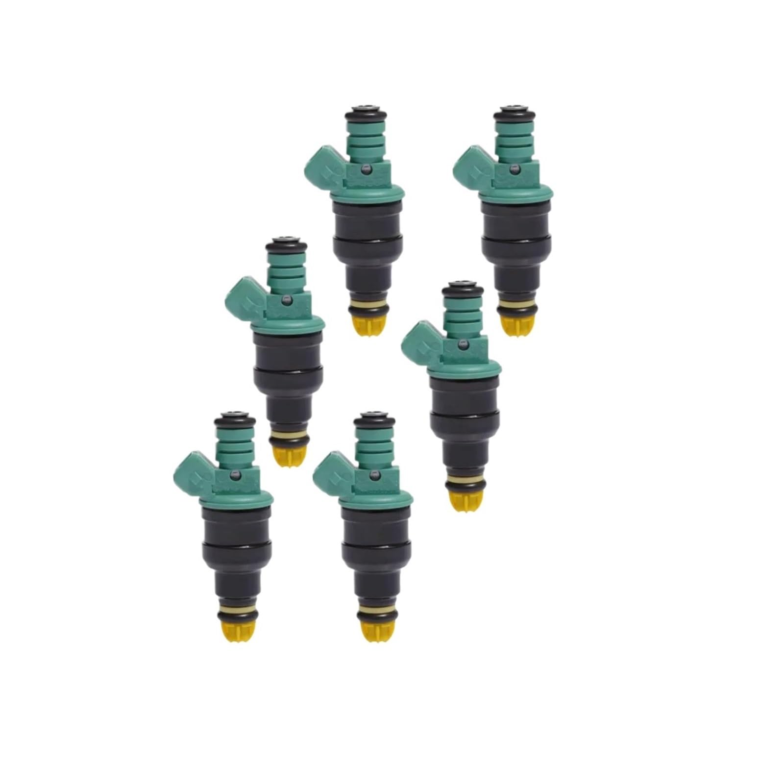 Inyectores Combustible 6 Uds para 323i 325i 525i M3 Flujo Combinado 2.5L 3.0L Inyectores De Combustible 0280150415 FJ292 Boquilla Inyección