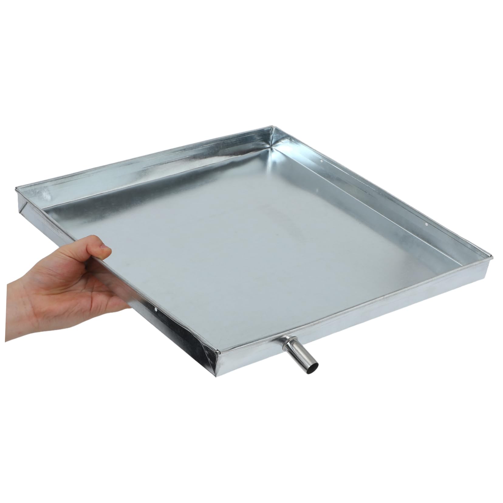 SHINEOFI Vaschetta per l'acqua del condizionatore d'aria perdite nel recipiente di raccolta portatile padella vaschette raccolta condensa vassoio CA ferro da stiro Silver