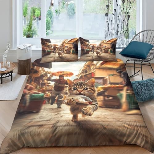 Parure de lit Halloween 3D housse de couette microfibre King Size - 2