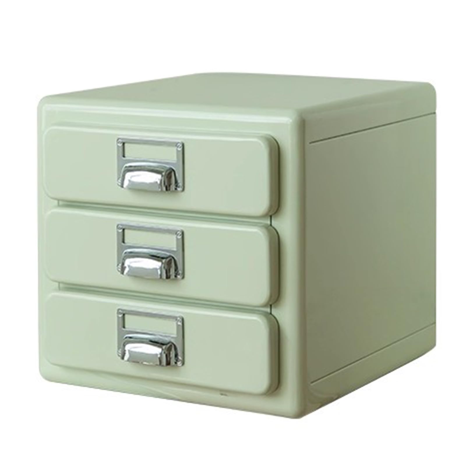 Armadietto portadocumenti in metallo con 3 cassetti, elegante portadocumenti A4 con manico, design moderno per casa e ufficio, efficiente per riporre articoli di scrittura