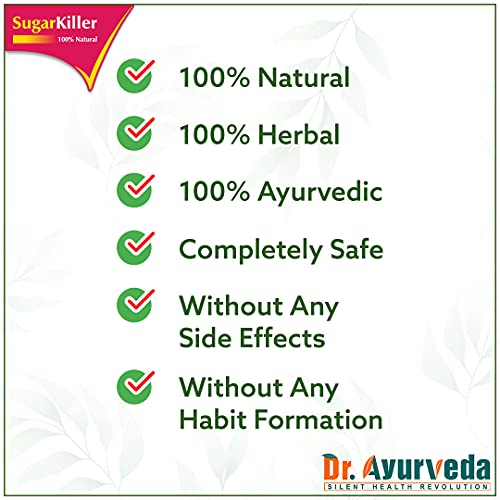 Image of Sugar Killer Natural Powder for Diabetes Care | 8 Powerful Herbs | 100% Pure & Herbal | Helps Maintain Healthy Blood Sugar | 2 Boxes x 200g (Total 400g)