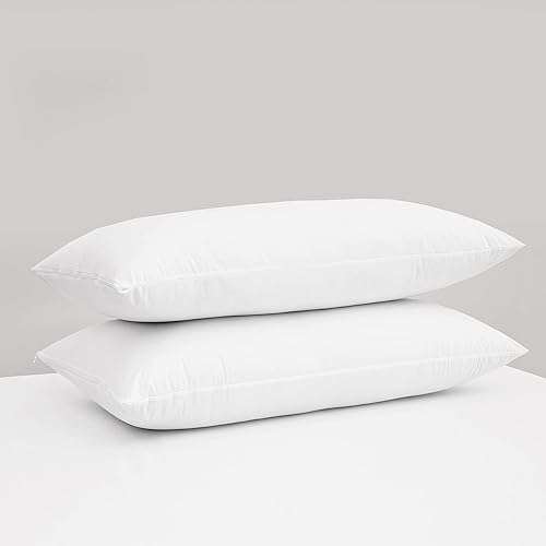 Miniatura 8 de Karin Maki - Juego de 2 protectores de almohada estándar con cremallera, 100% poliéster, impermeables, suaves y transpirables, (20 x 26 pulgadas)