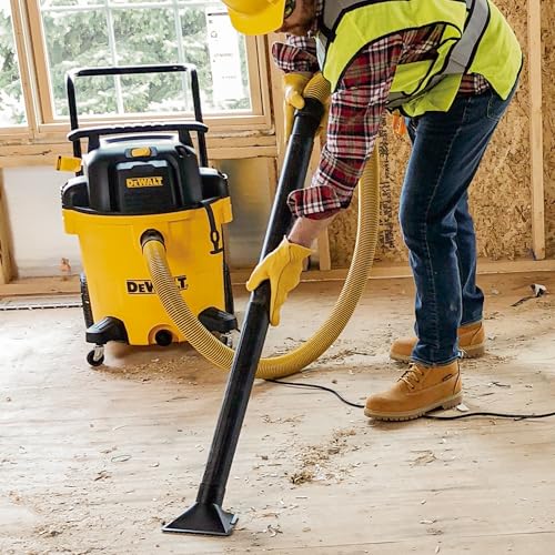 DEWALT DXV16PA 16 Gallon Poly Wet/Dry Vac/Acc, 6.5HP Shop Vacuum Wet/Dry for Jobsite/Workshop, Yellow by DEWALT - Image 6