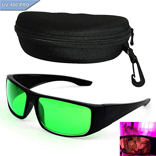 Grow Room Glasses Gafas de Protección Solar para Lámpara LED de Plantas Gafas para Sala de Cultivo