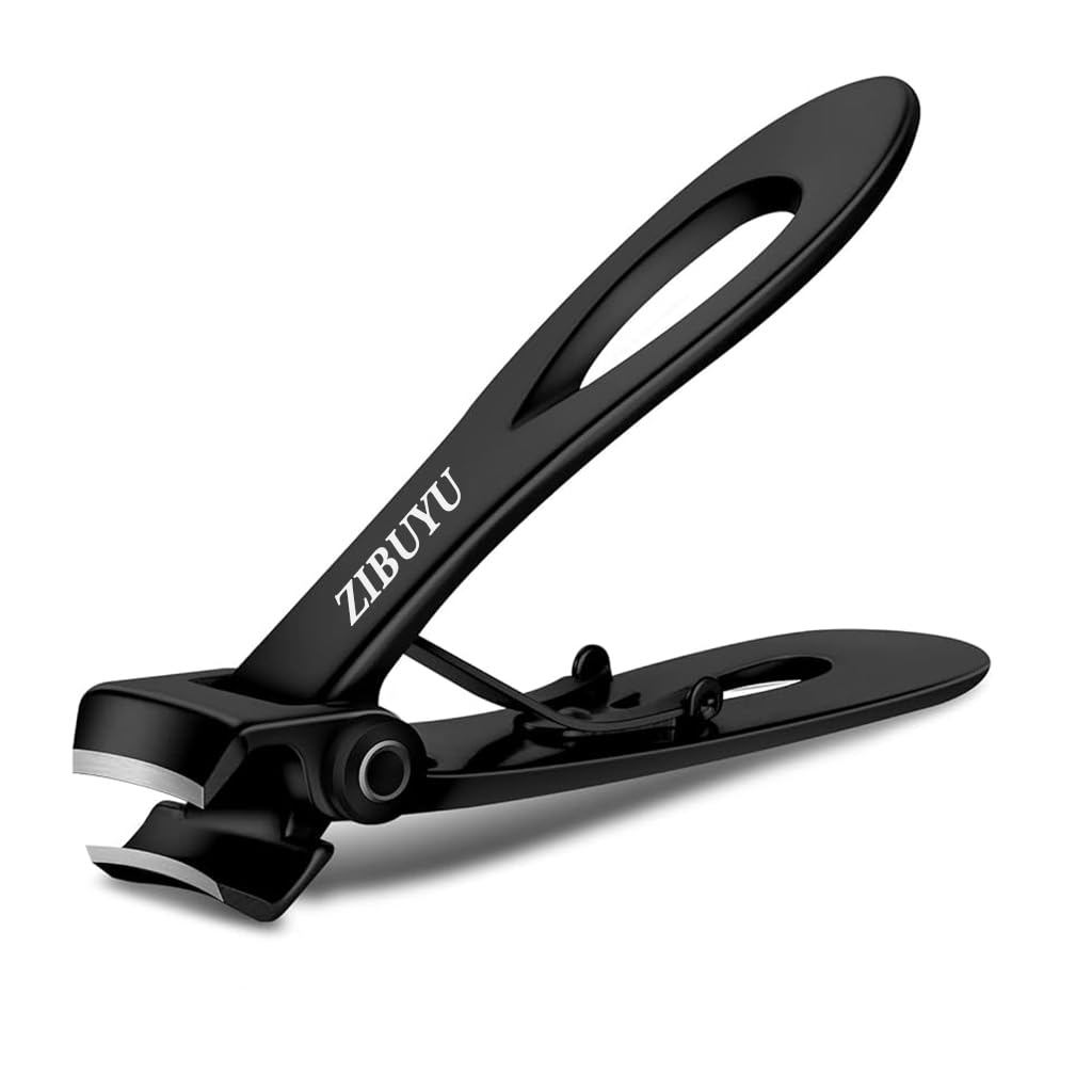 ZIBUYU® Nail Cutter, Wide Jaw Opening Nail Clippers for Thick Nail cutter set for adults Big & small Toe nail cutter nail clippers set for men women Stainless stee