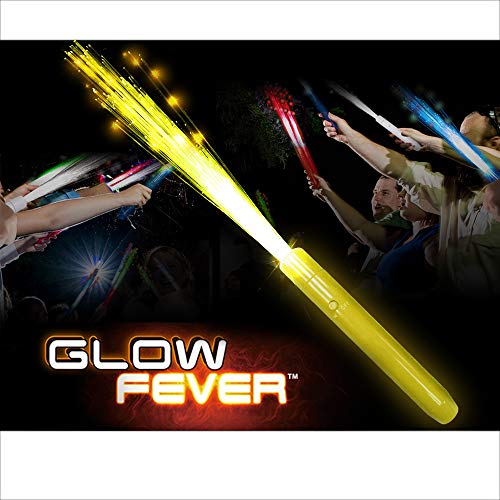 Glow Fever Light Up Fiber Optic Stick Glow Wand LED Magic Wand for